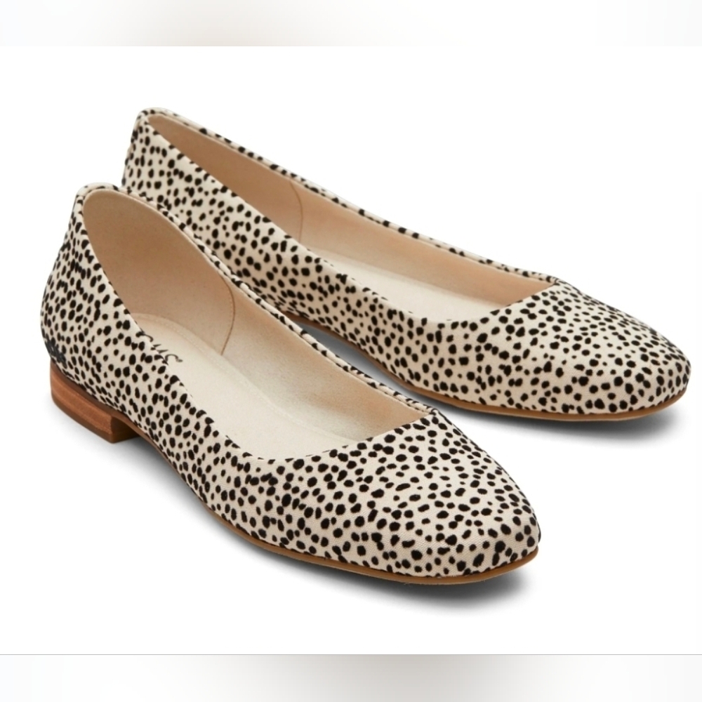 TOMS Leopard Briella Ballet Flat - Women's Size 10